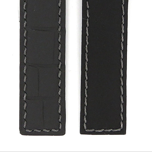 TAG Heuer Carrera FC6331 Black Alligator Leather Strap 22mm | Genuine OEM