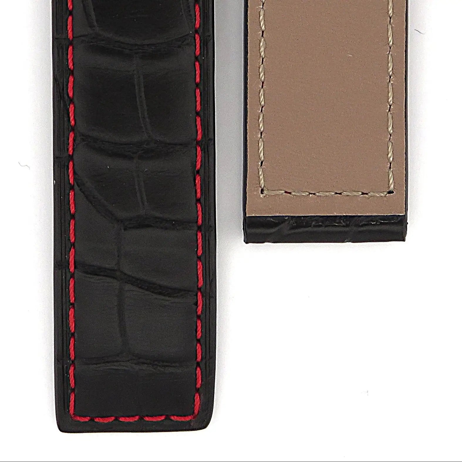 TAG Heuer Carrera FC6333 CAR211C Black Alligator Leather Strap 20mm | Genuine OEM