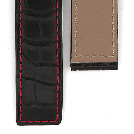 TAG Heuer Carrera FC6333 CAR211C Black Alligator Leather Strap 20mm | Genuine OEM