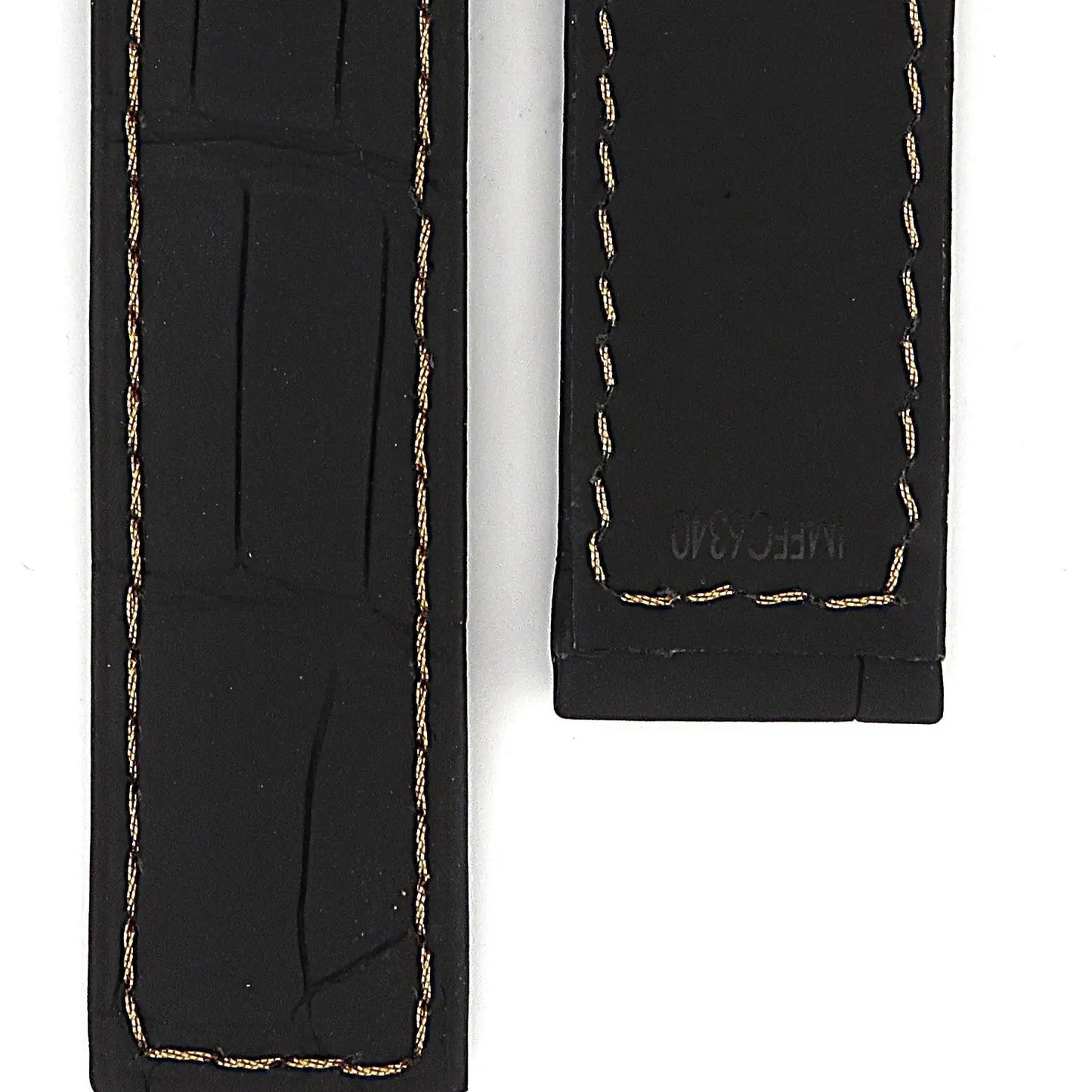TAG Heuer Carrera FC6340 Black Alligator Leather Strap 22mm | Genuine OEM