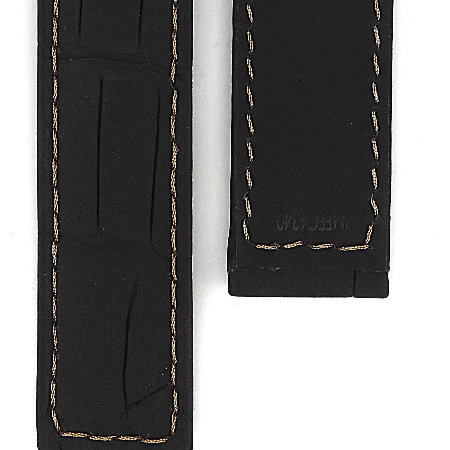 TAG Heuer Carrera FC6340 Black Alligator Leather Strap 22mm | Genuine OEM
