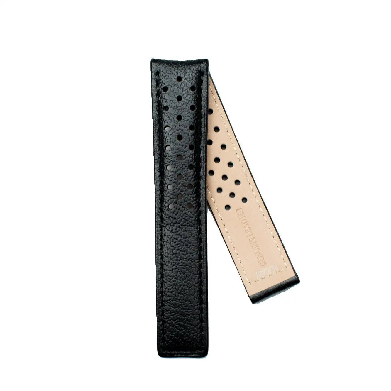TAG Heuer Carrera FC6357 CV201AJ Black Leather Strap 20mm | Genuine OEM