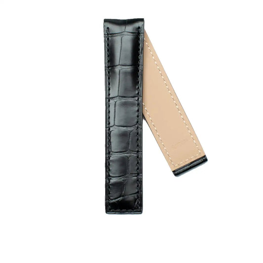 TAG Heuer Carrera FC6379 Black Alligator Leather Strap 22mm | Genuine OEM