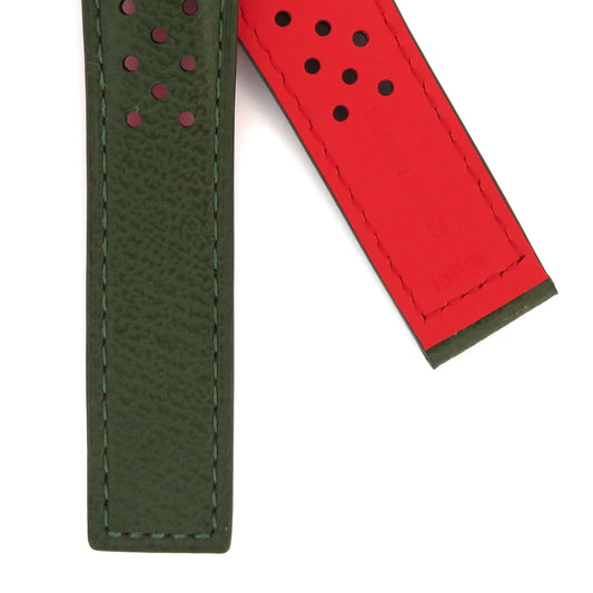 TAG Heuer Carrera FC6414 CAW211E Green Leather Strap 22mm | Genuine OEM