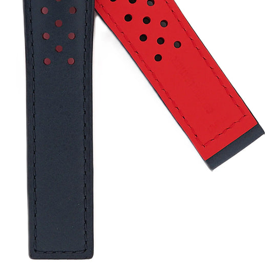 TAG Heuer Carrera FC6421 Blue Leather Strap 22mm | Genuine OEM