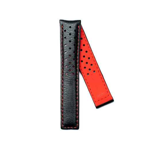 TAG Heuer Carrera FC6429 CV201AP-0 Black Leather Strap 20mm | Genuine OEM