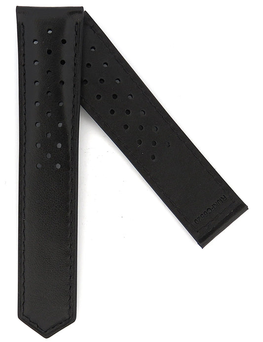 TAG Heuer Carrera FC6520 CBN2018 Black Leather Strap 22mm | Genuine OEM