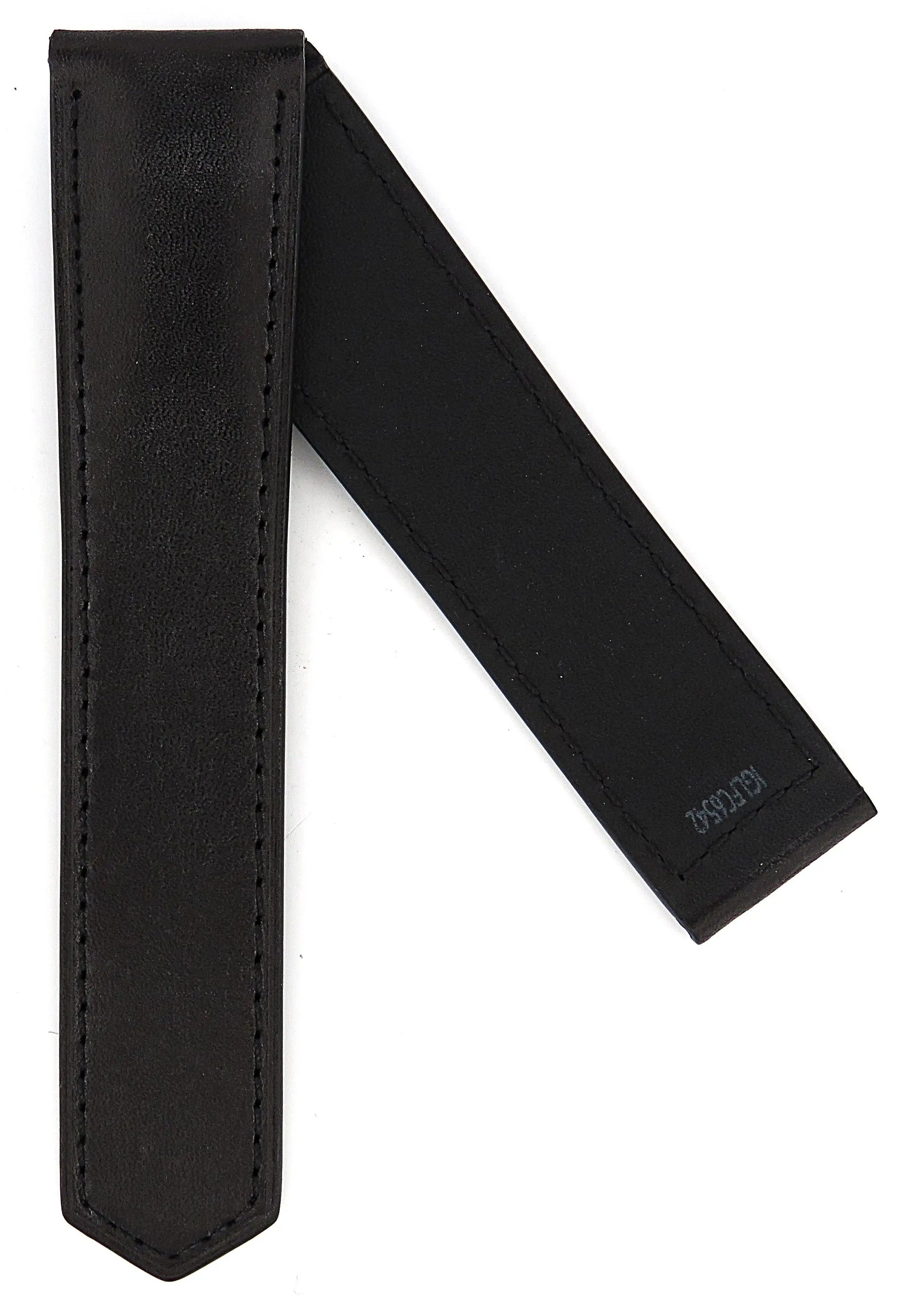 TAG Heuer Carrera FC6542 CBN201C Black Leather Strap 22mm | Genuine OEM