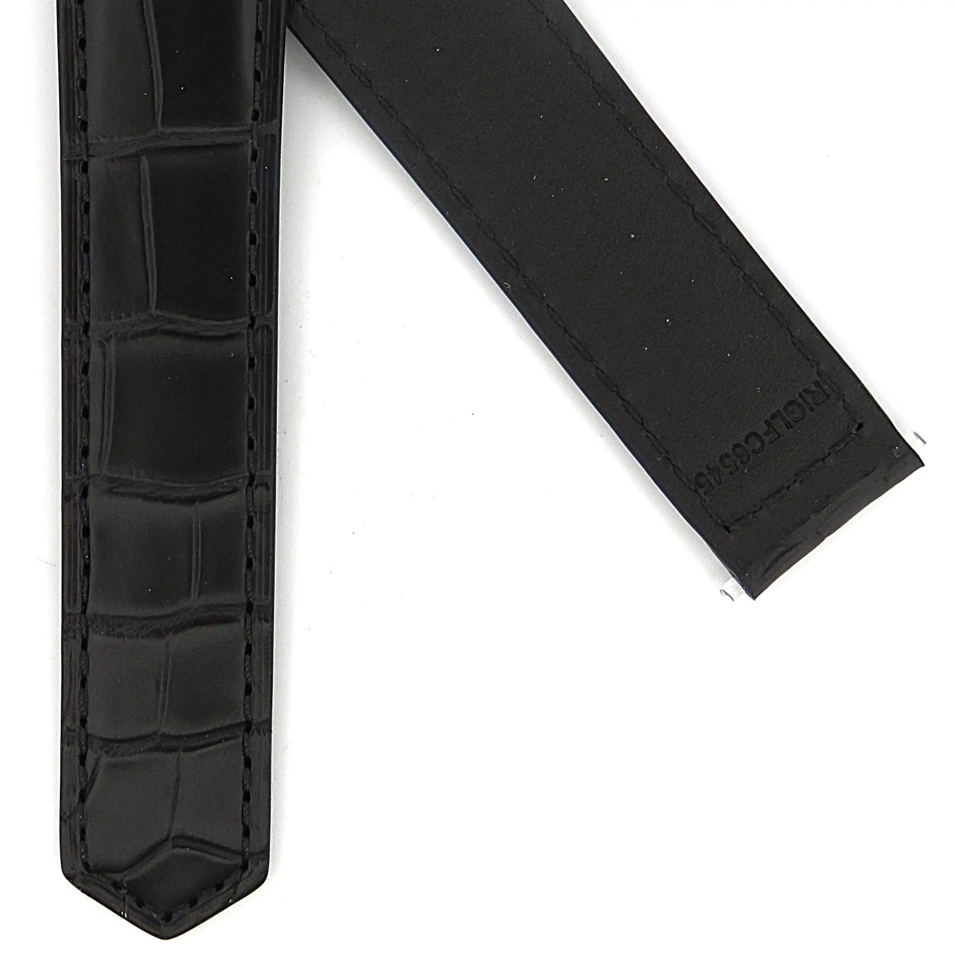 TAG Heuer Carrera FC6545 CBS2211 Black Alligator Leather Strap 20.5mm | Genuine OEM
