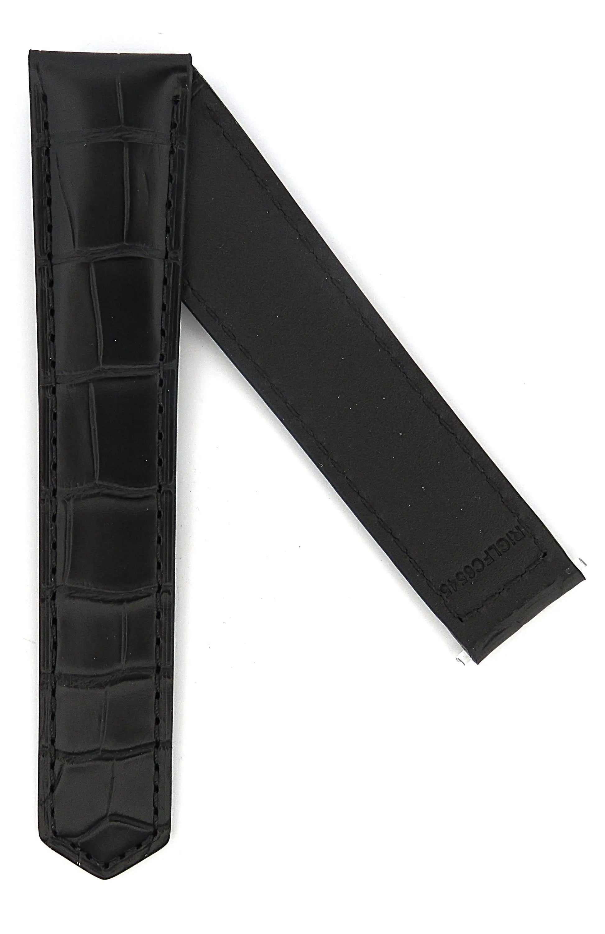 TAG Heuer Carrera FC6545 CBS2211 Black Alligator Leather Strap 20.5mm | Genuine OEM