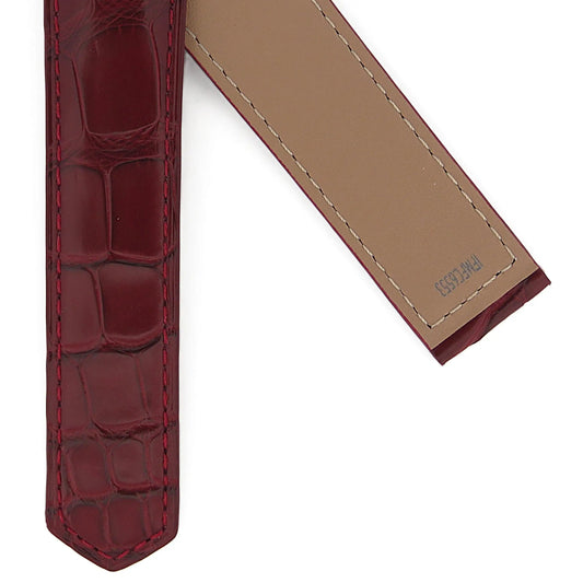 TAG Heuer Carrera FC6553 CBN201H Red Alligator Leather Strap 22mm | Genuine OEM