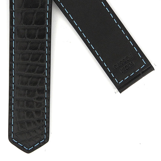 TAG Heuer Carrera FC6573 CBS5014 Black Alligator Leather Strap 22mm | Genuine OEM