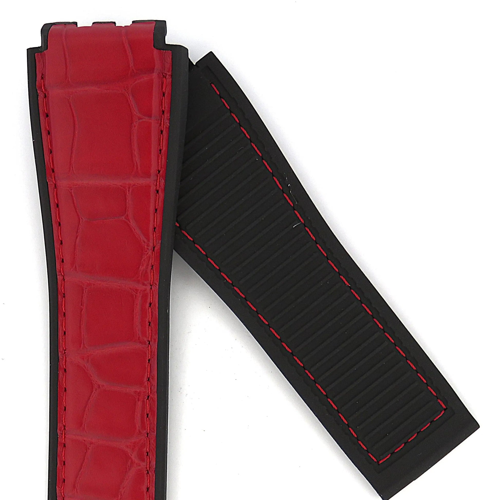 TAG Heuer Carrera FC6592 Red Alligator Leather Strap 22mm | Genuine OEM