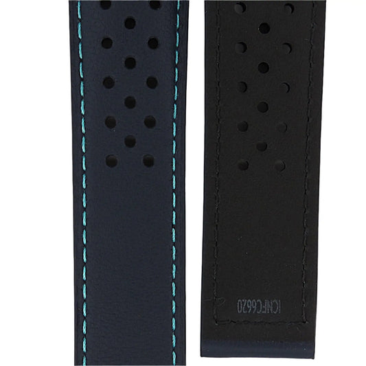 TAG Heuer Carrera FC6620 CBN201N Blue Leather Strap 22mm | Genuine OEM