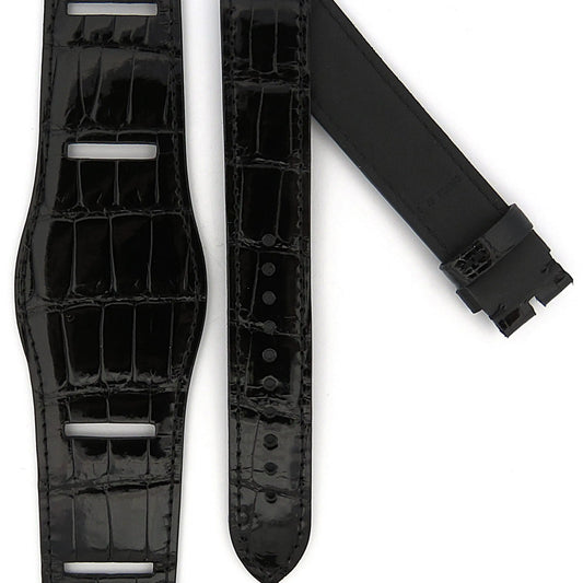 TAG Heuer Carrera FC8262 CBK221A Black Alligator Leather Strap 19mm | Genuine OEM