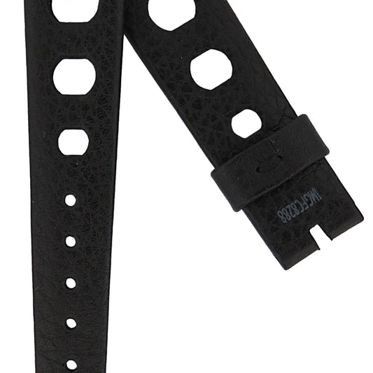TAG Heuer Carrera FC8288 Black Leather Strap 18mm | Genuine OEM
