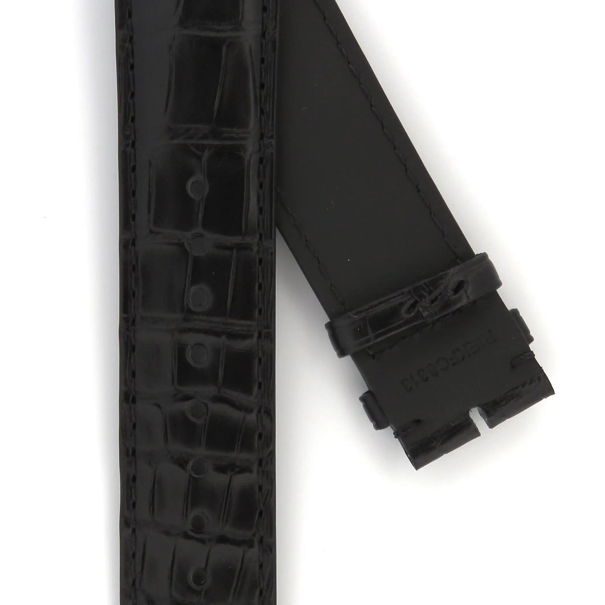 TAG Heuer Carrera FC8313 CBN2044 Black Alligator Leather Strap 22mm | Genuine OEM
