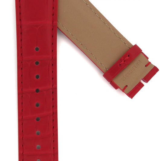 TAG Heuer Carrera FC8316 CBN2045 Red Alligator Leather Strap 22mm | Genuine OEM