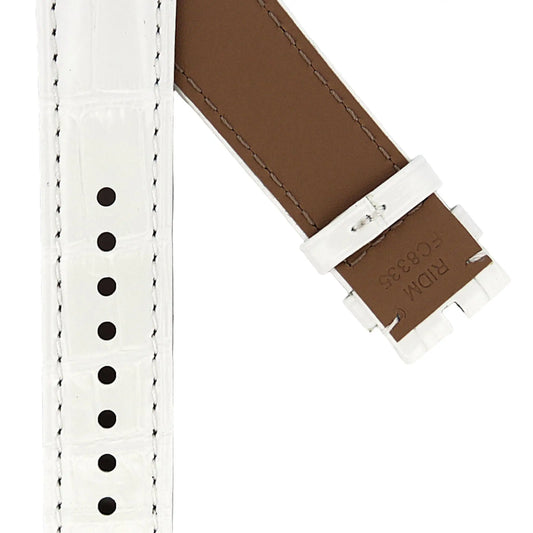 TAG Heuer Carrera FC8335 WBN2344 White Alligator Leather Strap 19mm | Genuine OEM