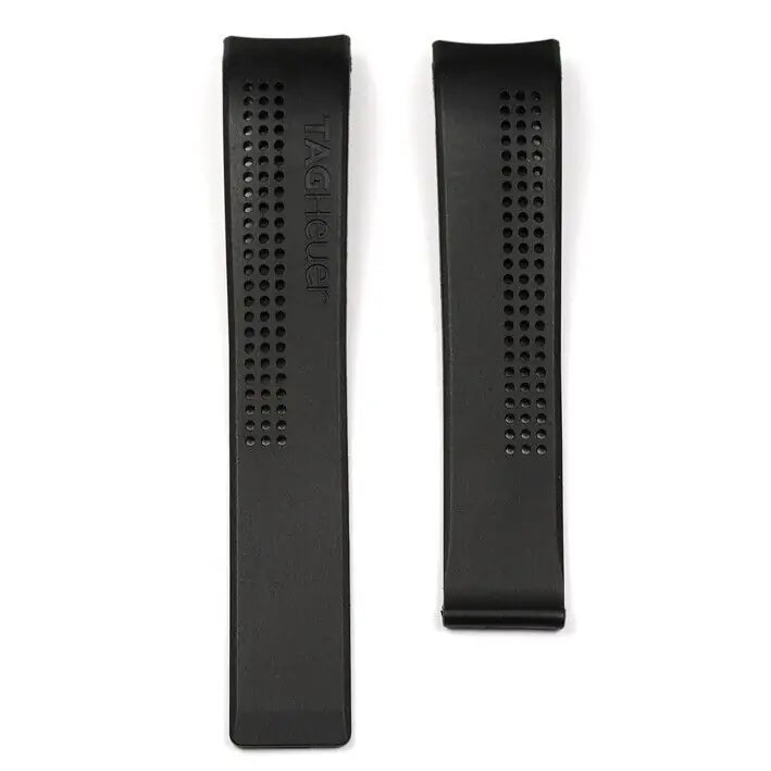 TAG Heuer Carrera FT6014 CV2014-2 Black Rubber Strap 20mm | Genuine OEM