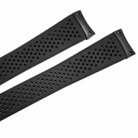 TAG Heuer Carrera FT6016 CAV511C Black Rubber Strap 22mm | Genuine OEM