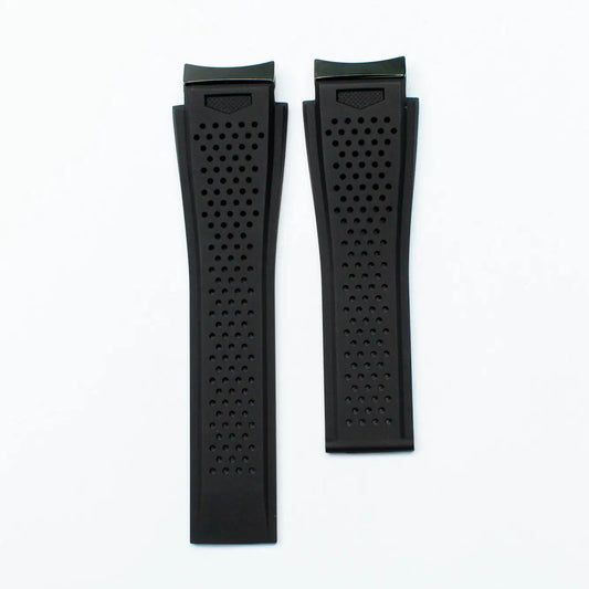 TAG Heuer Carrera FT6145 CBG2090 Black Rubber Strap 21.5mm | Genuine OEM