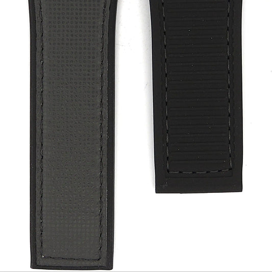TAG Heuer Carrera FT6166 Black Rubber Strap 22mm | Genuine OEM