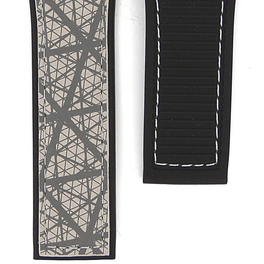 TAG Heuer Carrera FT6167 Black Rubber Strap 22mm | Genuine OEM