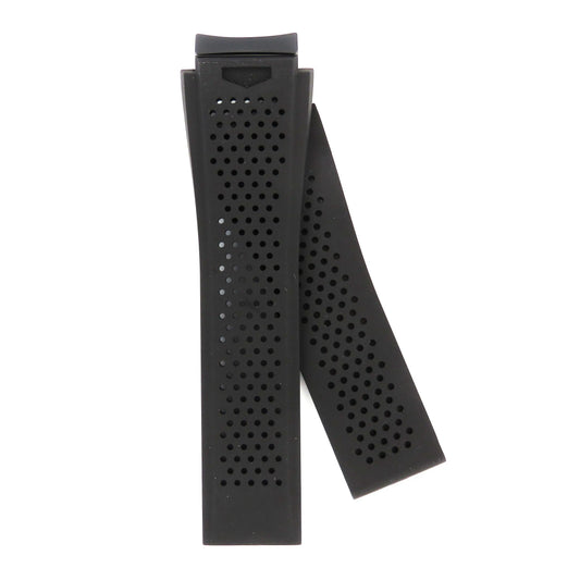 TAG Heuer Carrera FT6173 Black Rubber Strap 22.5mm | Genuine OEM
