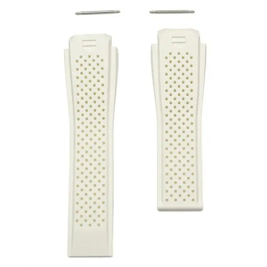 TAG Heuer Connected FT6056 46mm White Rubber Strap 22mm | Genuine OEM