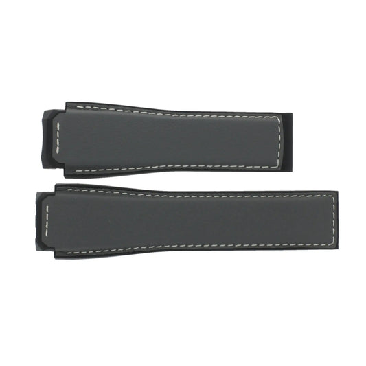 TAG Heuer Connected FT6073 46mm Black Leather Strap 22mm | Genuine OEM