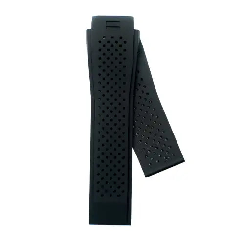 TAG Heuer Connected FT6076-0 Modular 45 Black Rubber Strap 22mm | Genuine OEM