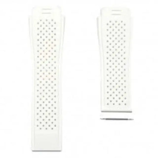 TAG Heuer Connected FT6103 Modular 45 White Rubber Strap 22mm | Genuine OEM