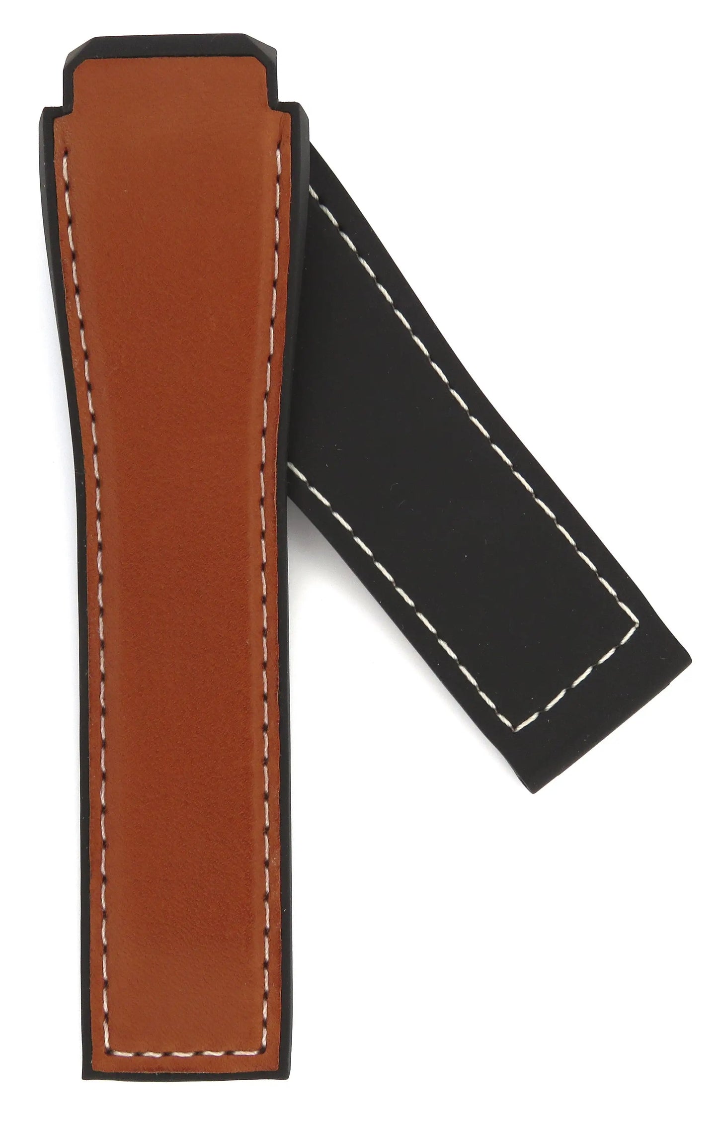 TAG Heuer Connected FT6133 Modular 45 Black Leather Strap 22mm | Genuine OEM