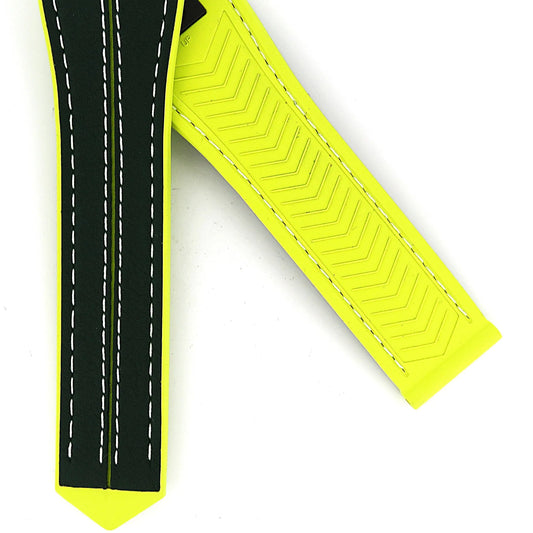 TAG Heuer Connected FT6279 Calibre E4 Green Rubber Strap 22mm | Genuine OEM