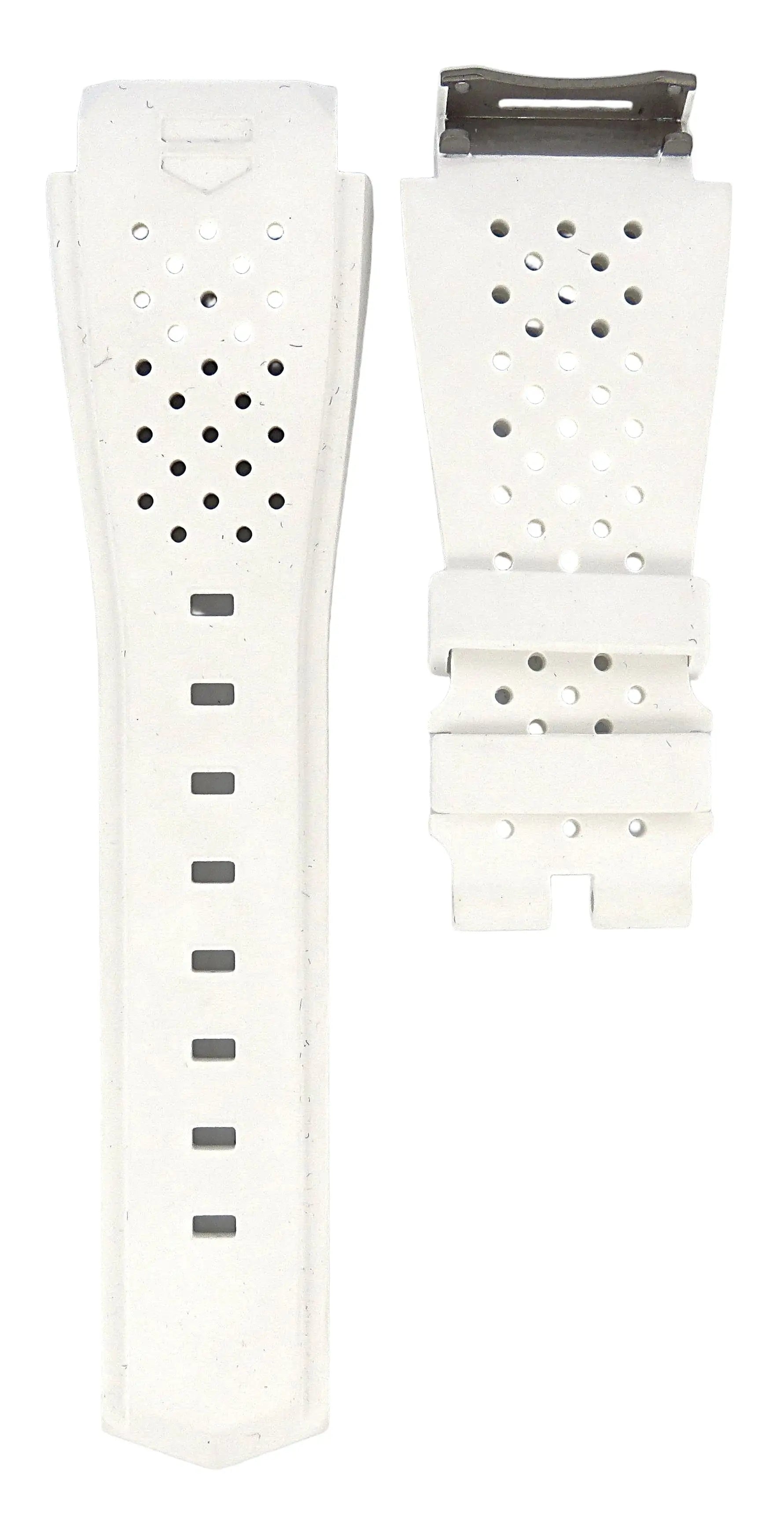 TAG Heuer Connected FT8038 Modular 41 White Rubber Strap 20mm | Genuine OEM