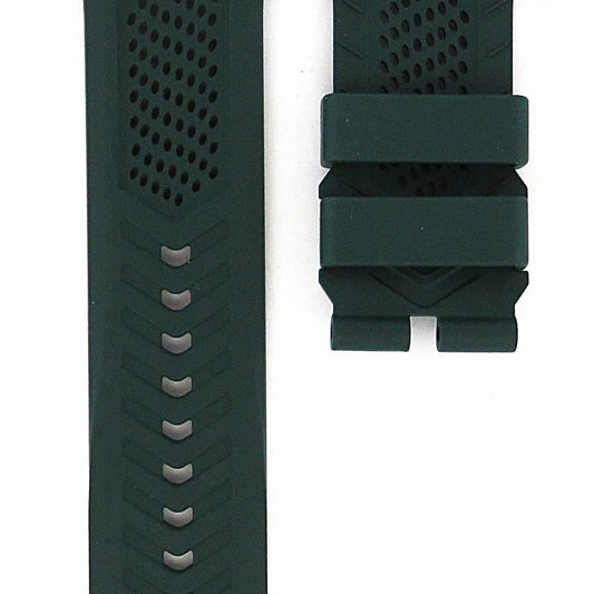 TAG Heuer Connected FT8079 Calibre E5 Green Rubber Strap 22mm | Genuine OEM