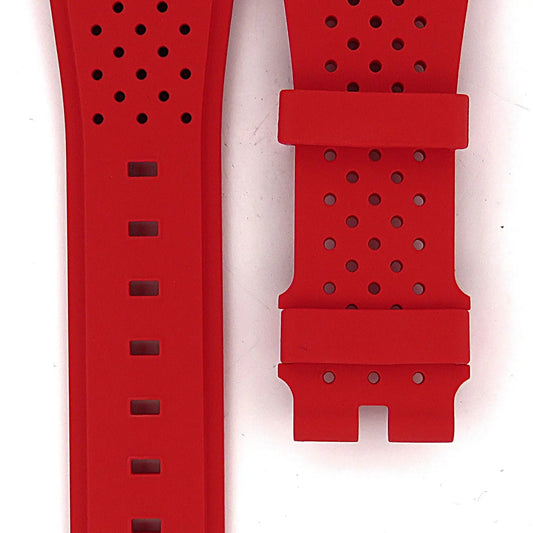 TAG Heuer Connected FTX8033 Modular 41 Red Rubber Strap 20mm | Genuine OEM