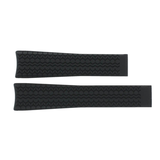 TAG Heuer FT6033 Black Rubber Strap 22mm | Genuine OEM