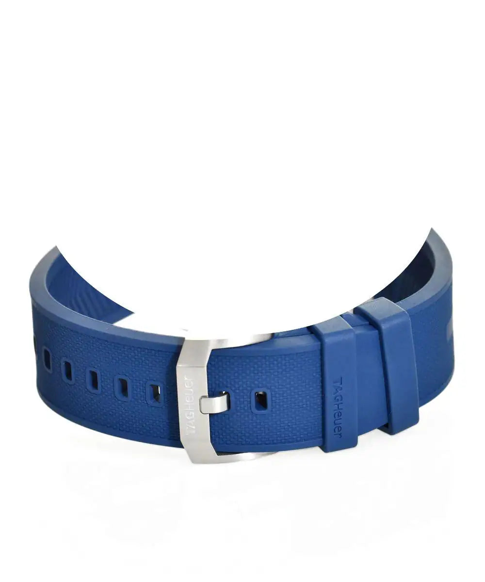 TAG Heuer Formula 1 BT0017 Blue Rubber Strap 18.09mm | Genuine OEM