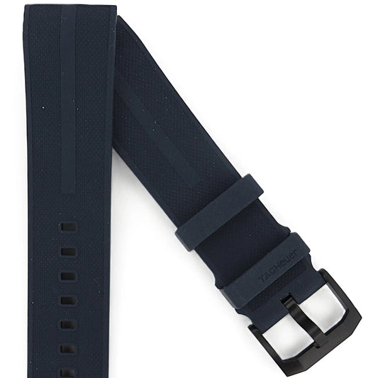 TAG Heuer Formula 1 BT0025 Black Rubber Strap 21.5mm | Genuine OEM