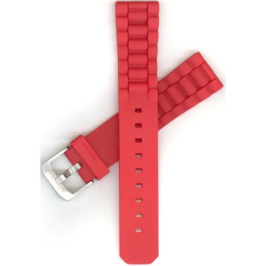 TAG Heuer Formula 1 BT0706 WAC1113-0 Red Rubber Strap 20mm | Genuine OEM
