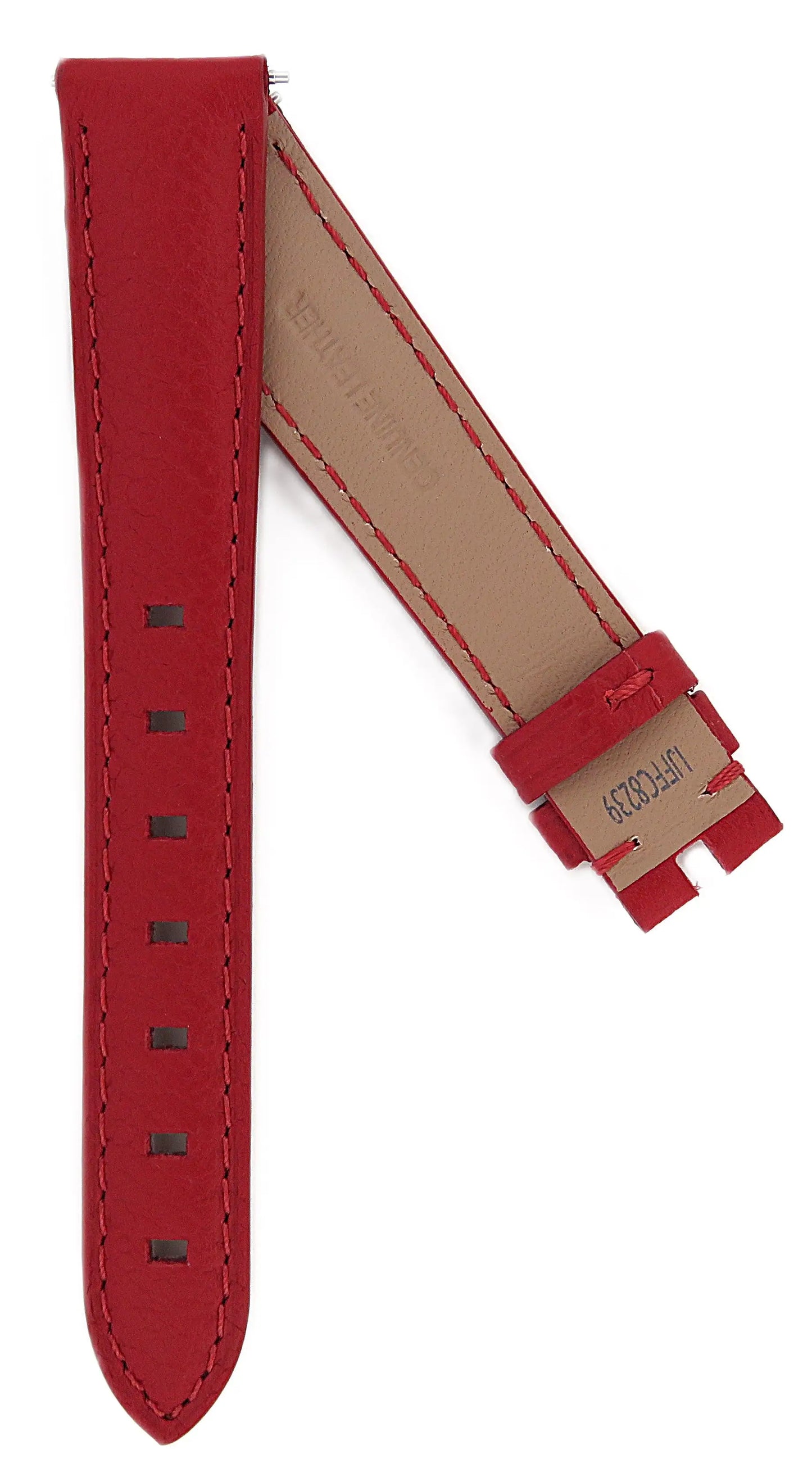 TAG Heuer Formula 1 FC8239 WBJ1412 Red Leather Strap 15.5mm | Genuine OEM