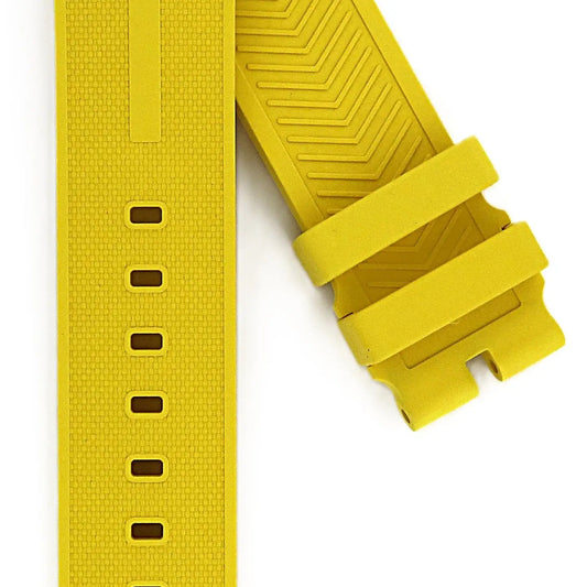 TAG Heuer Formula 1 FT8054-00 CAZ101AM Yellow Rubber Strap 21.5mm | Genuine OEM