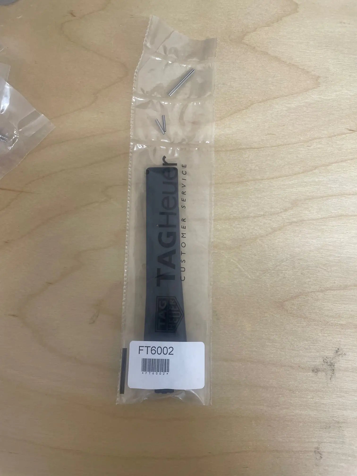 TAG Heuer Kirium FT6002 Black Rubber Strap 9.15mm | Genuine OEM