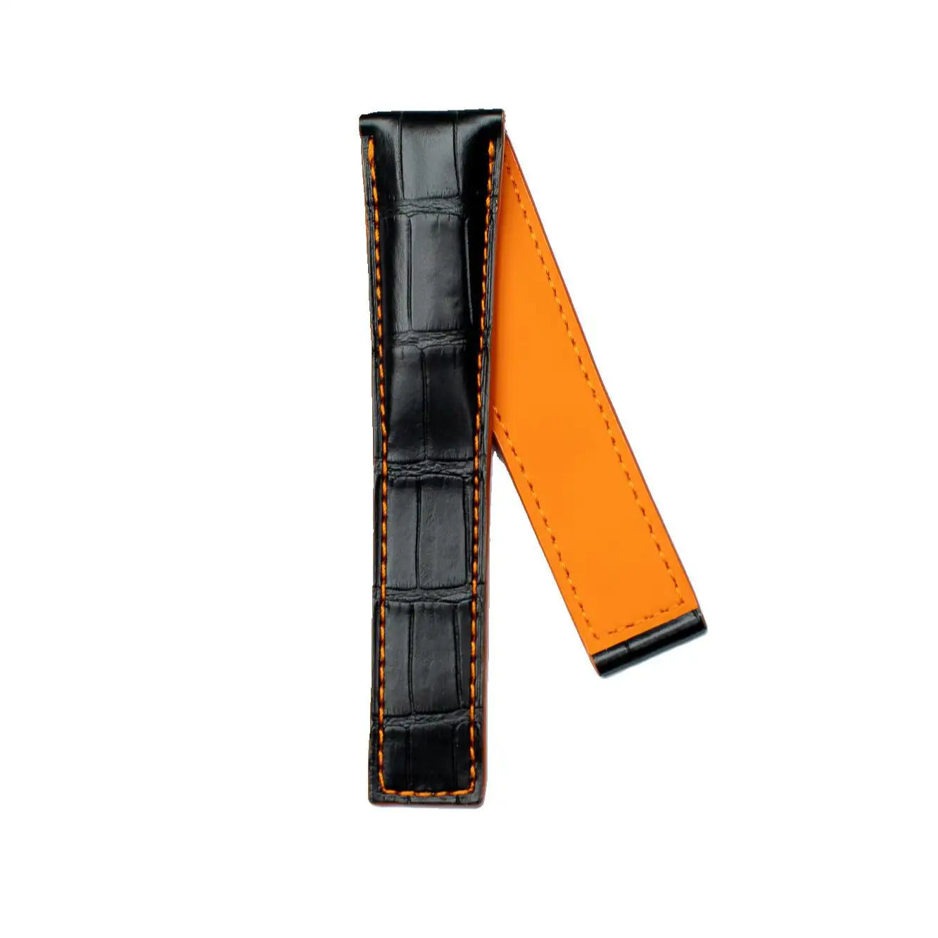 TAG Heuer Monaco FC6251 CAW2110 Black Alligator Leather Strap 22mm | Genuine OEM