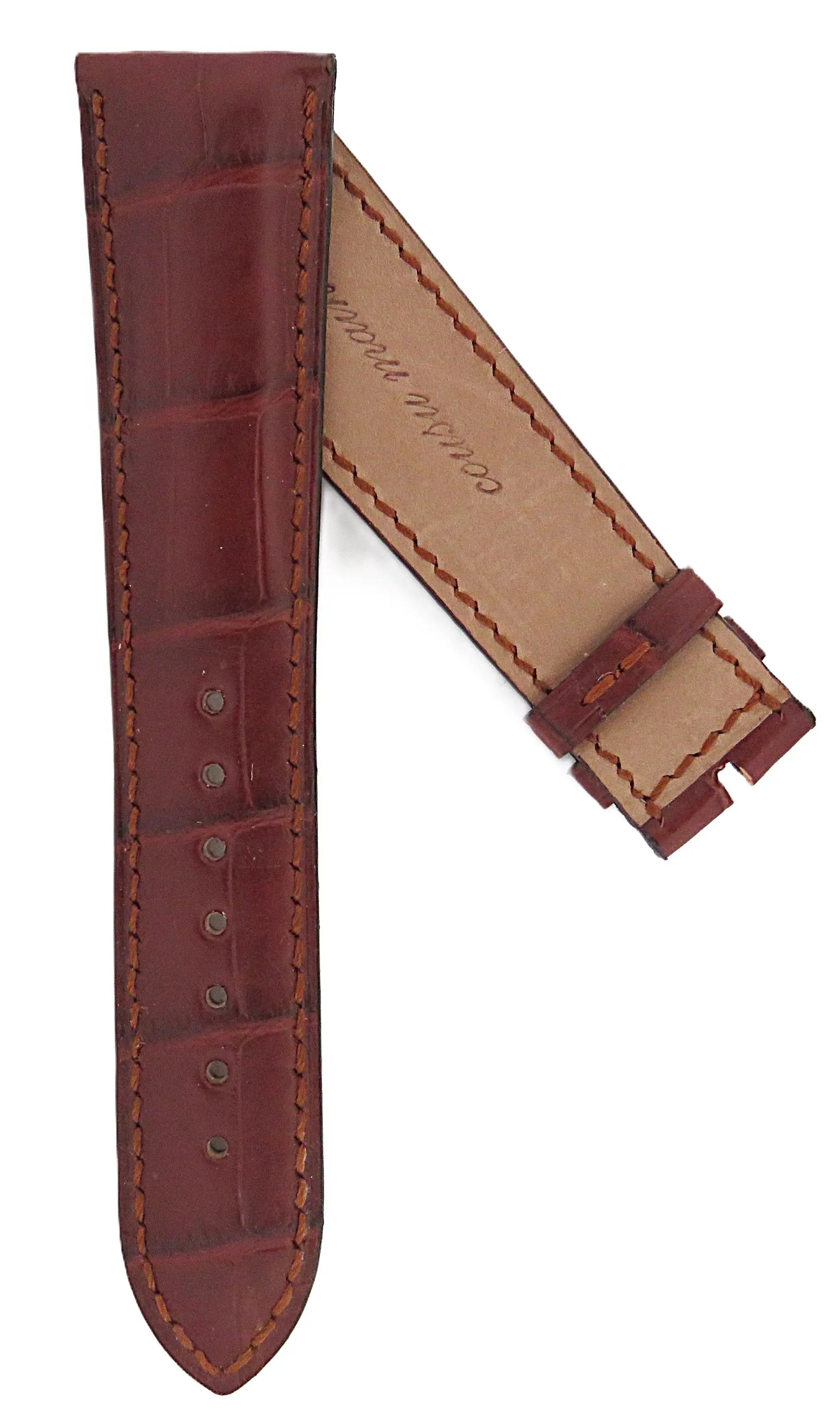 TAG Heuer Monaco FC8147 CW5140 Gold Alligator Leather Strap 22mm | Genuine OEM