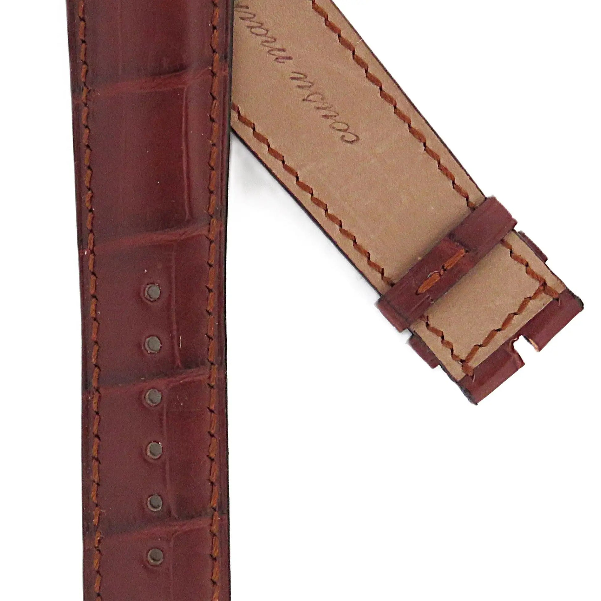 TAG Heuer Monaco FC8147 CW5140 Gold Alligator Leather Strap 22mm | Genuine OEM