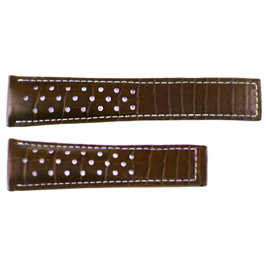 TAG Heuer Silverstone FC6259 CAM2111 Brown Alligator Leather Strap 22mm | Genuine OEM