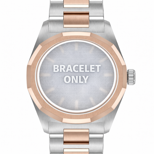 Tissot PRC 100 SOLAR T605050810 Bicolor Watch Bracelet - Genuine OEM